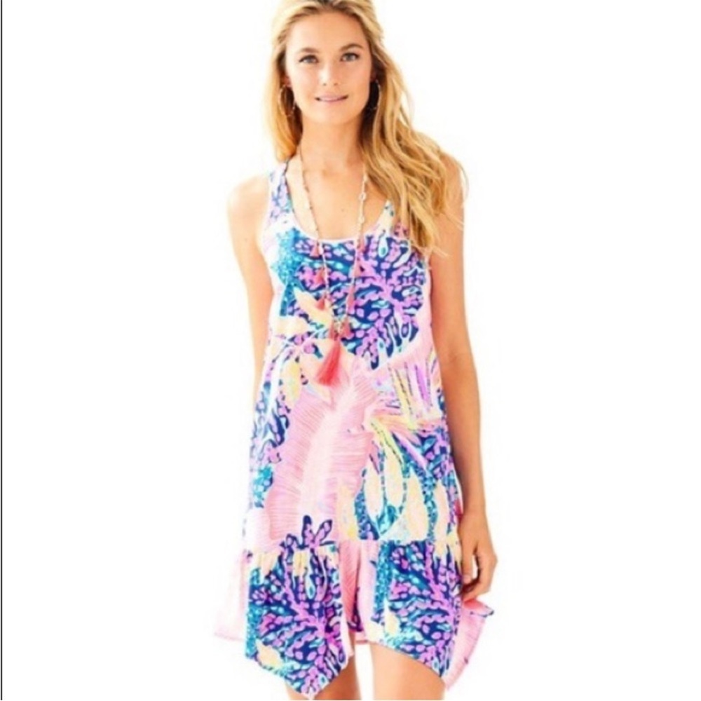 Lilly Pulitzer Hampton Dress in Off The Grid New Size Extra Small